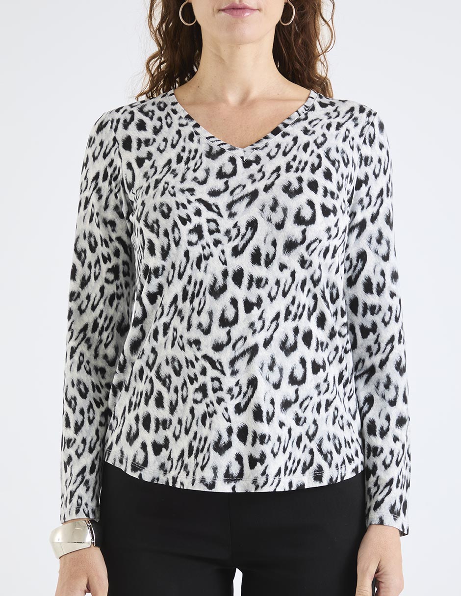 Blusa manga larga para mujer 9