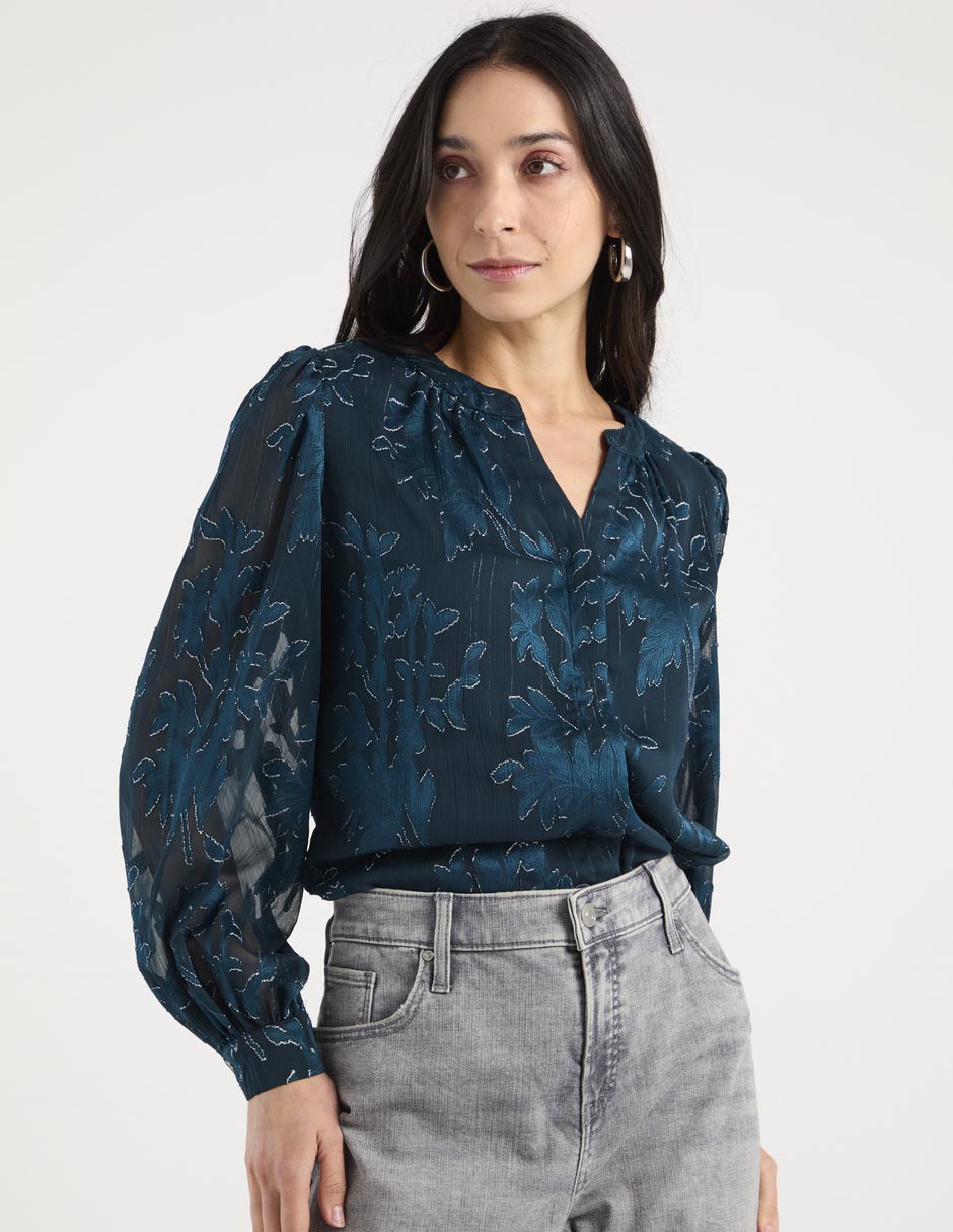 Blusa manga larga para mujer 1