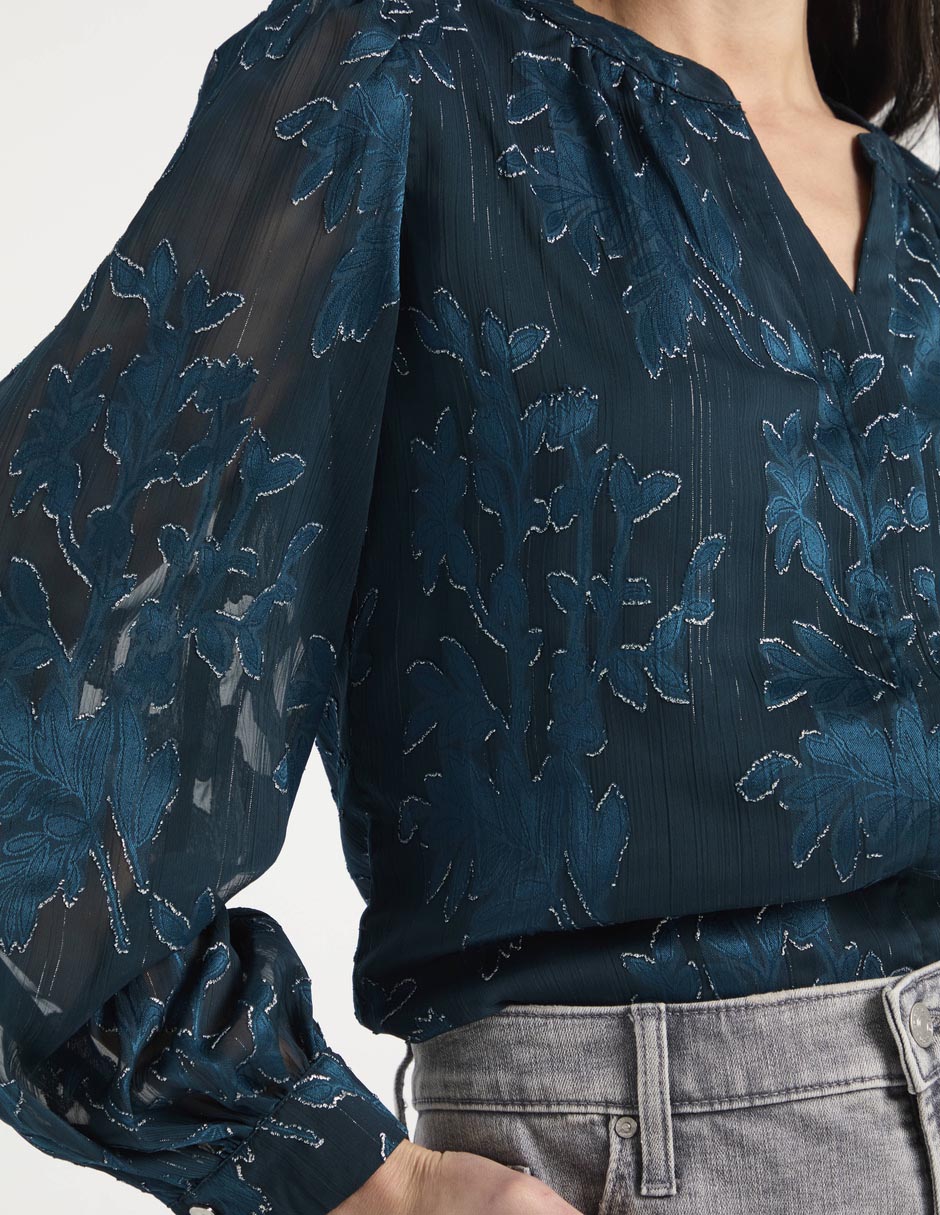 Blusa manga larga para mujer 8