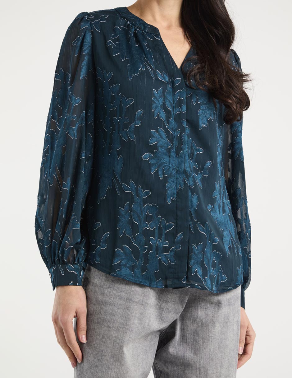 Blusa manga larga para mujer 9