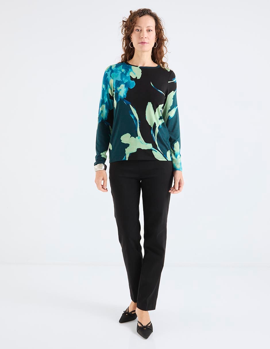 Blusa manga larga para mujer 7