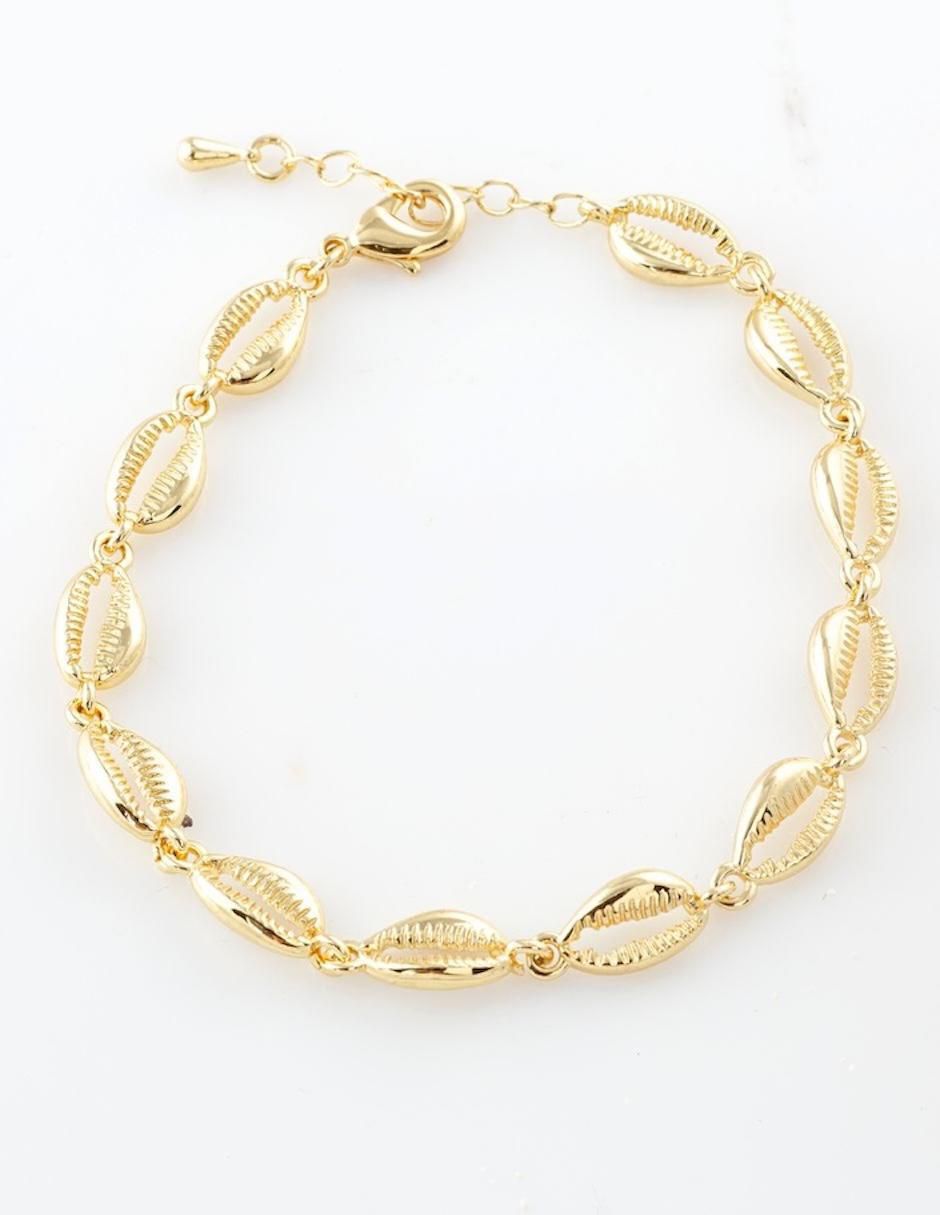 Pulsera Conchelia acabado baño de oro 18 K 2