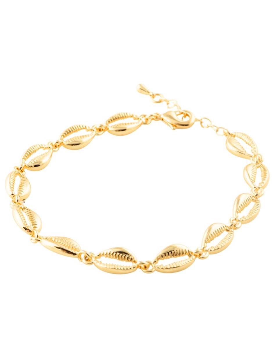 Pulsera Conchelia acabado baño de oro 18 K 3