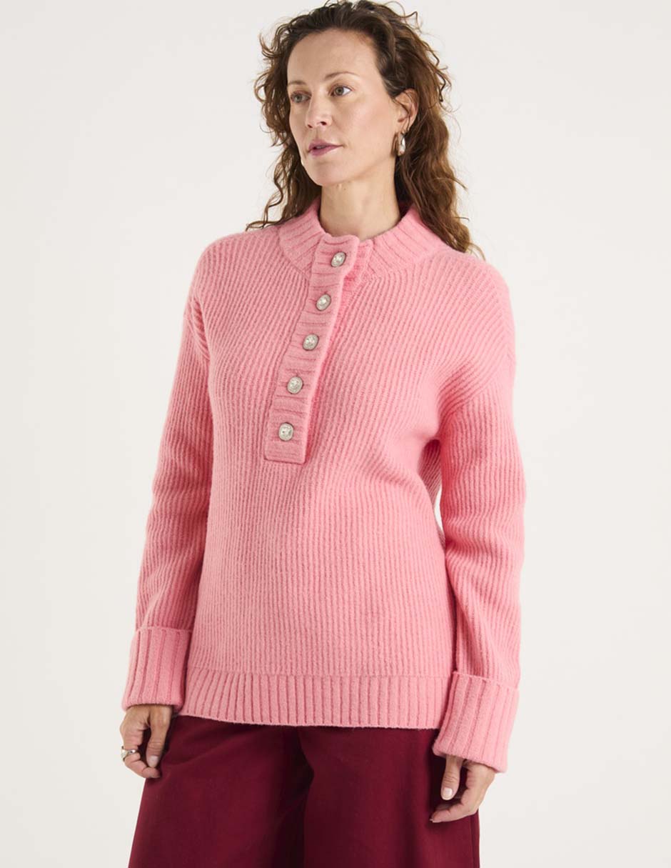Suéter cuello redondo para mujer 1