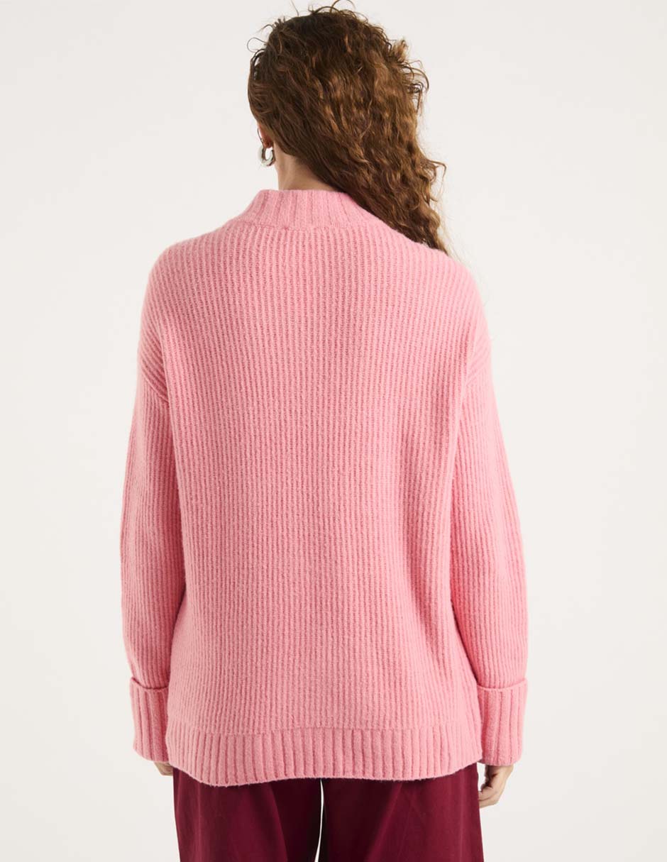 Suéter cuello redondo para mujer 5
