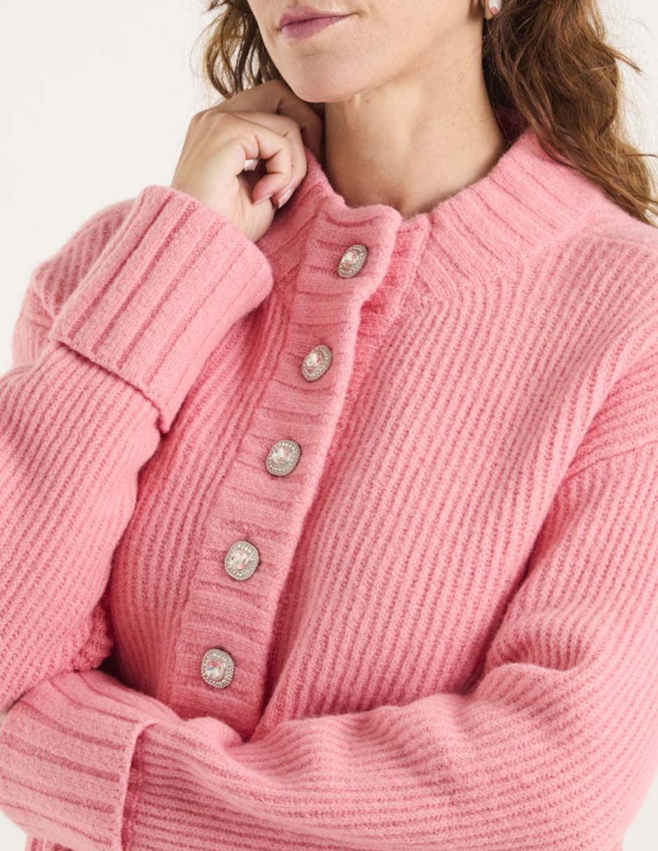 Suéter cuello redondo para mujer 7