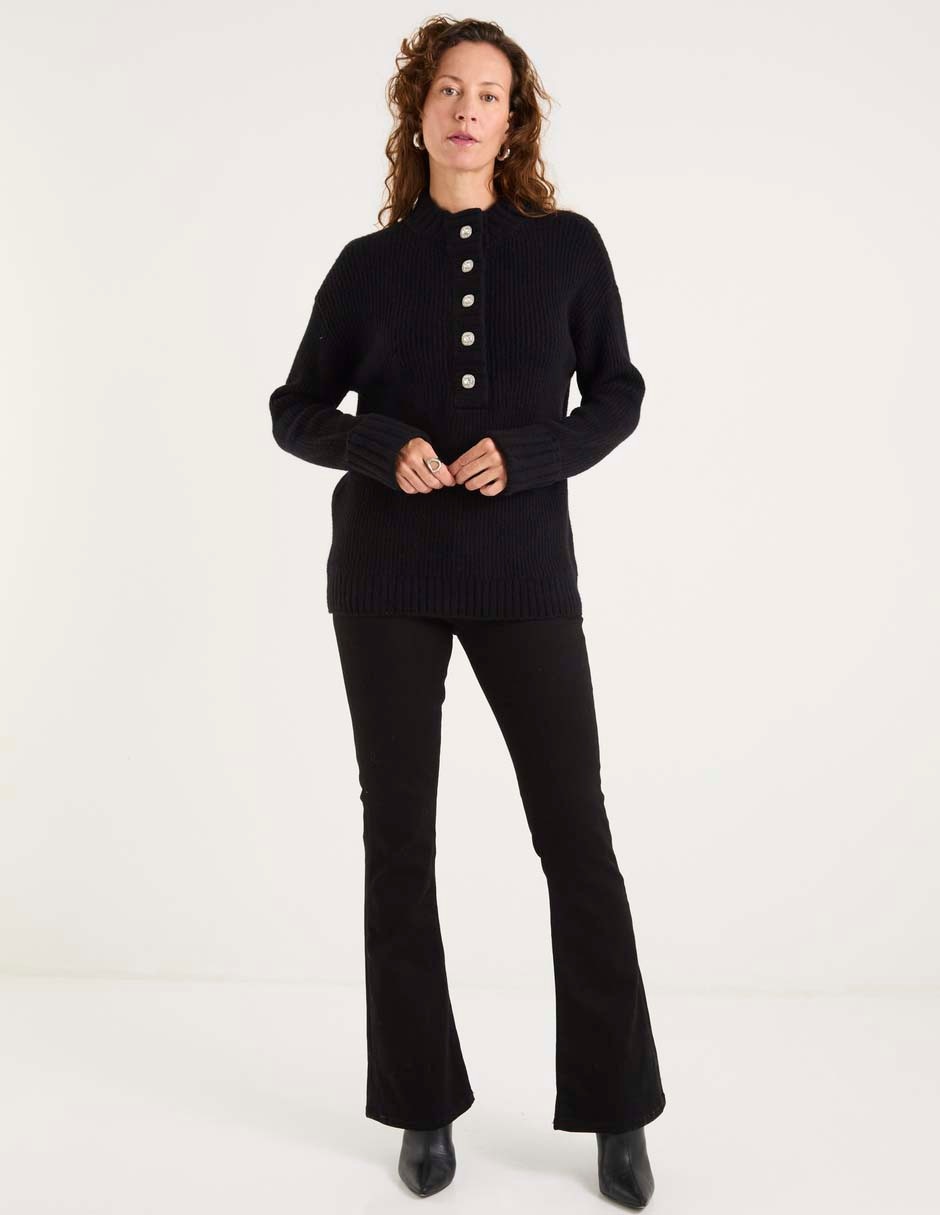 Suéter cuello redondo para mujer 6