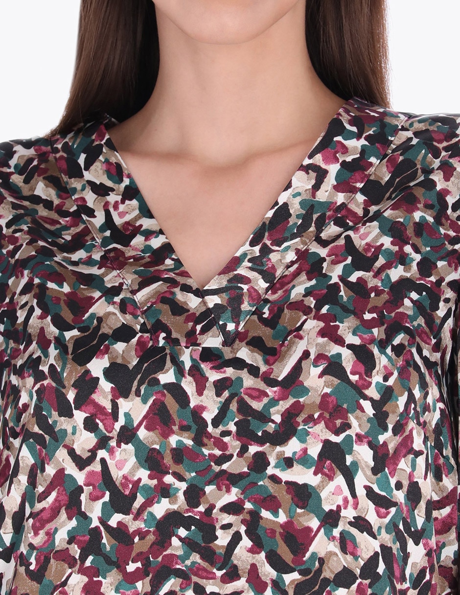 Blusa Charme manga 3/4 para mujer