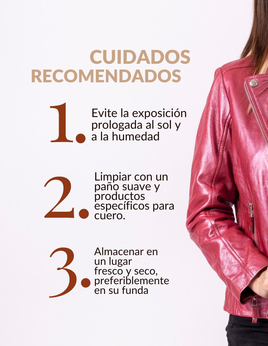 Chamarra impermeable de piel para mujer 3