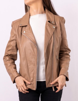 Chamarra impermeable de piel para mujer Chamarra impermeable de piel para mujer