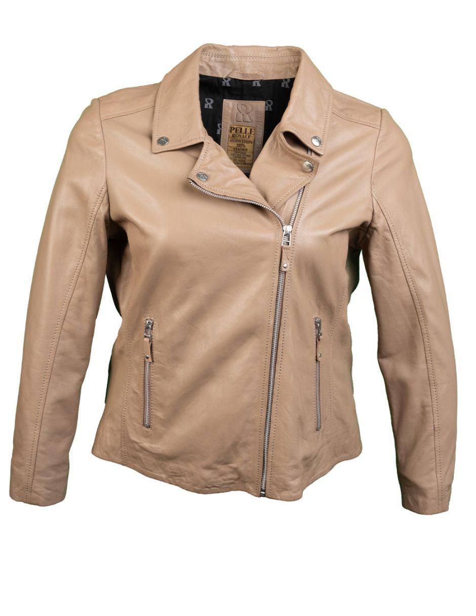 Chamarra impermeable de piel para mujer 5