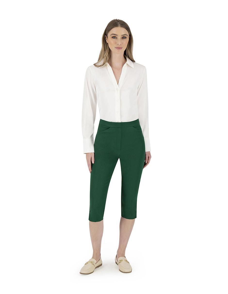 Pantalón capri regular para mujer 4