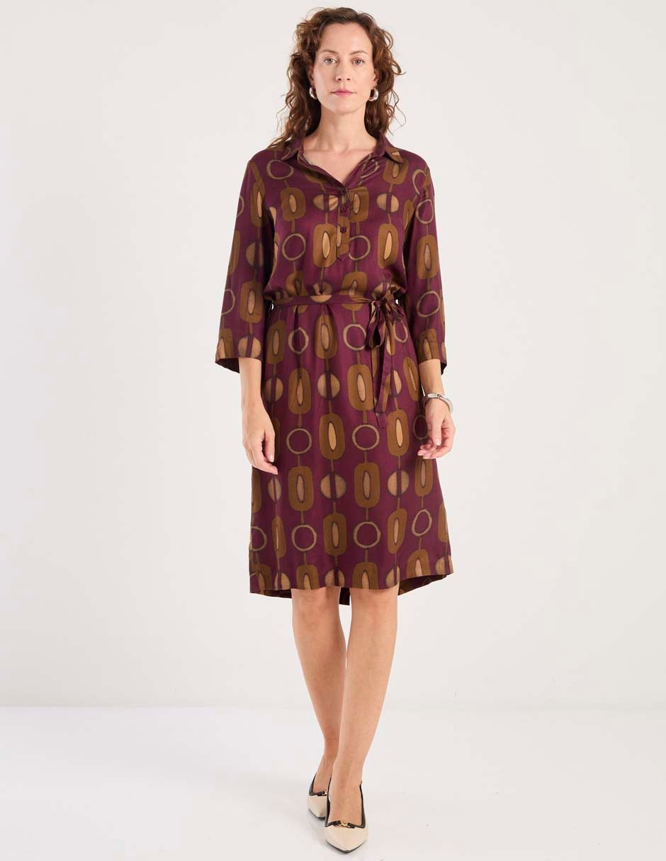 Vestido a la rodilla formal para mujer