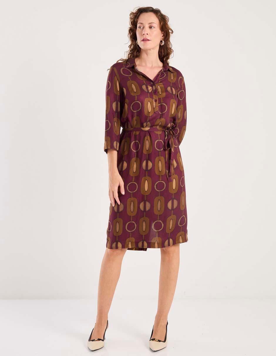 Vestido a la rodilla formal para mujer