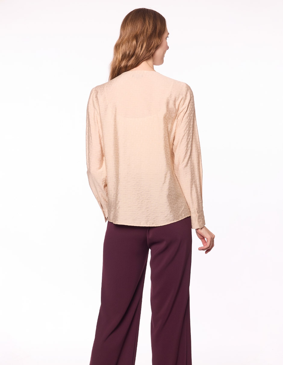 Blusa Damaia Atelier manga larga para mujer