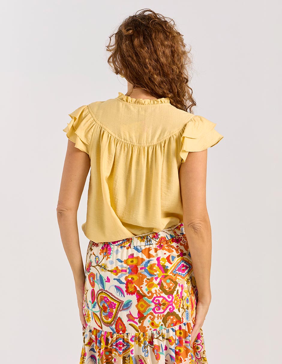 Blusa manga corta para mujer 6