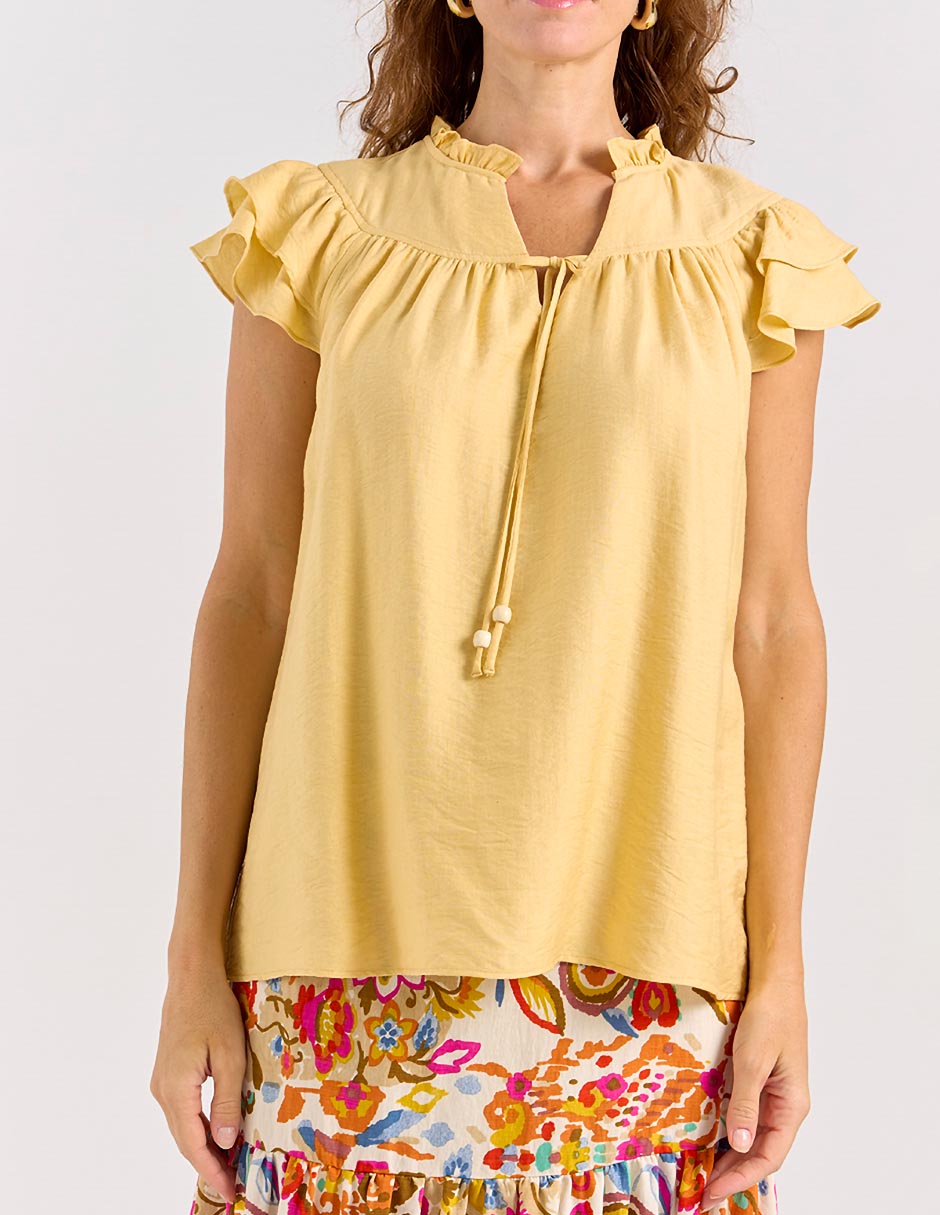 Blusa manga corta para mujer 9