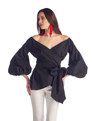 Blusa Beatriz Meade manga larga para mujer