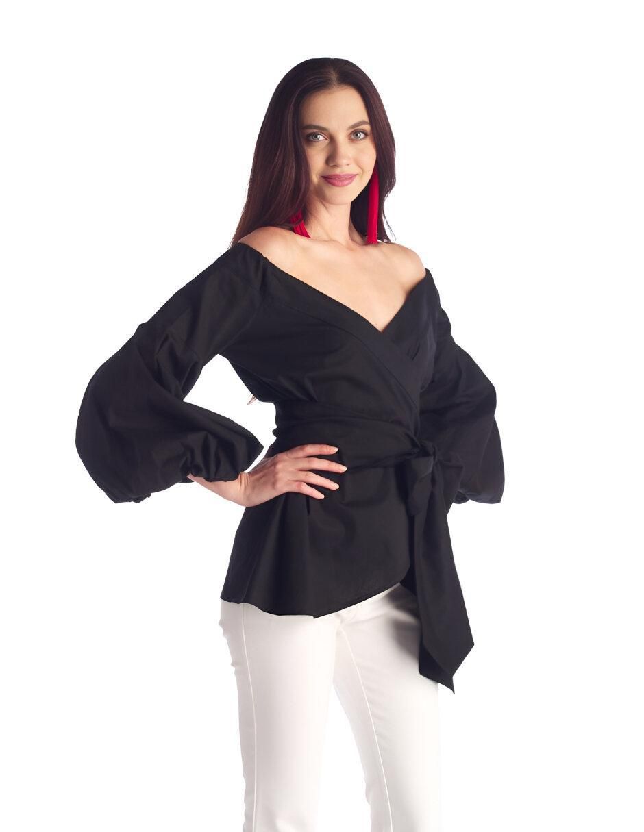 Blusa Beatriz Meade manga larga para mujer