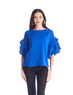 Blusa Beatriz Meade manga 3/4 para mujer