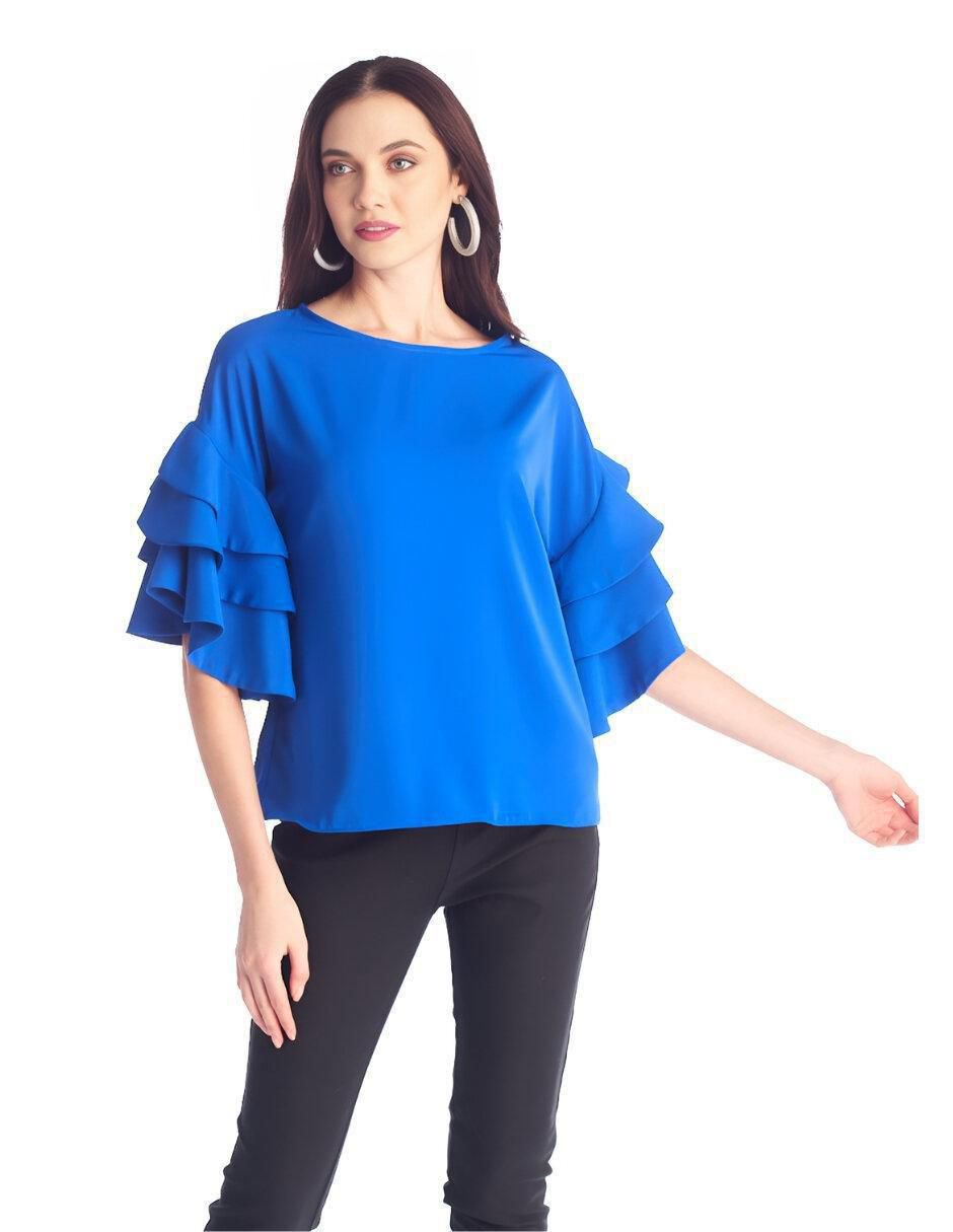 Blusa Beatriz Meade manga 3/4 para mujer