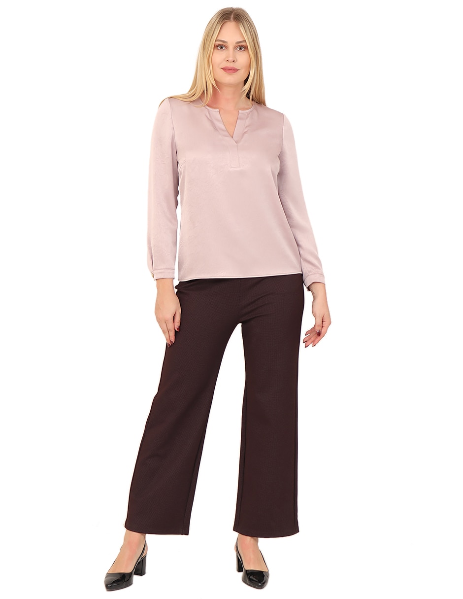 Blusa manga larga para mujer 7