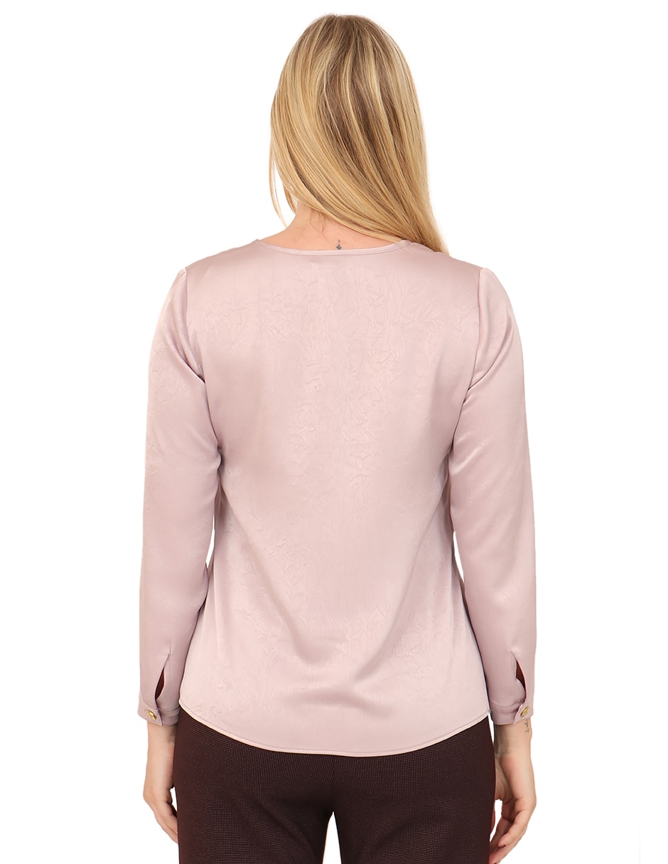 Blusa manga larga para mujer 11