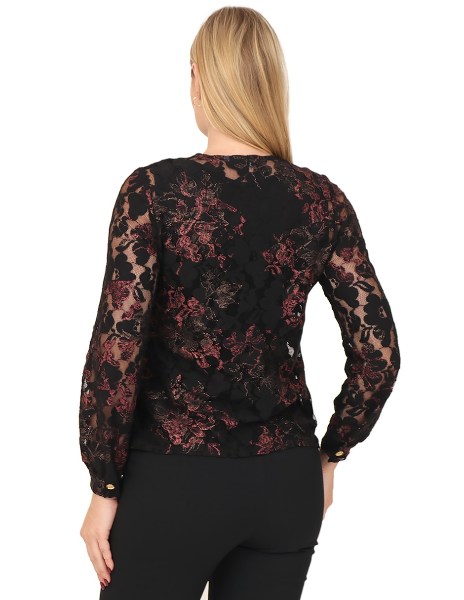 Blusa manga larga para mujer 11