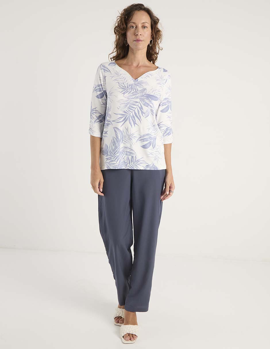 Playera manga 3/4 para mujer 2