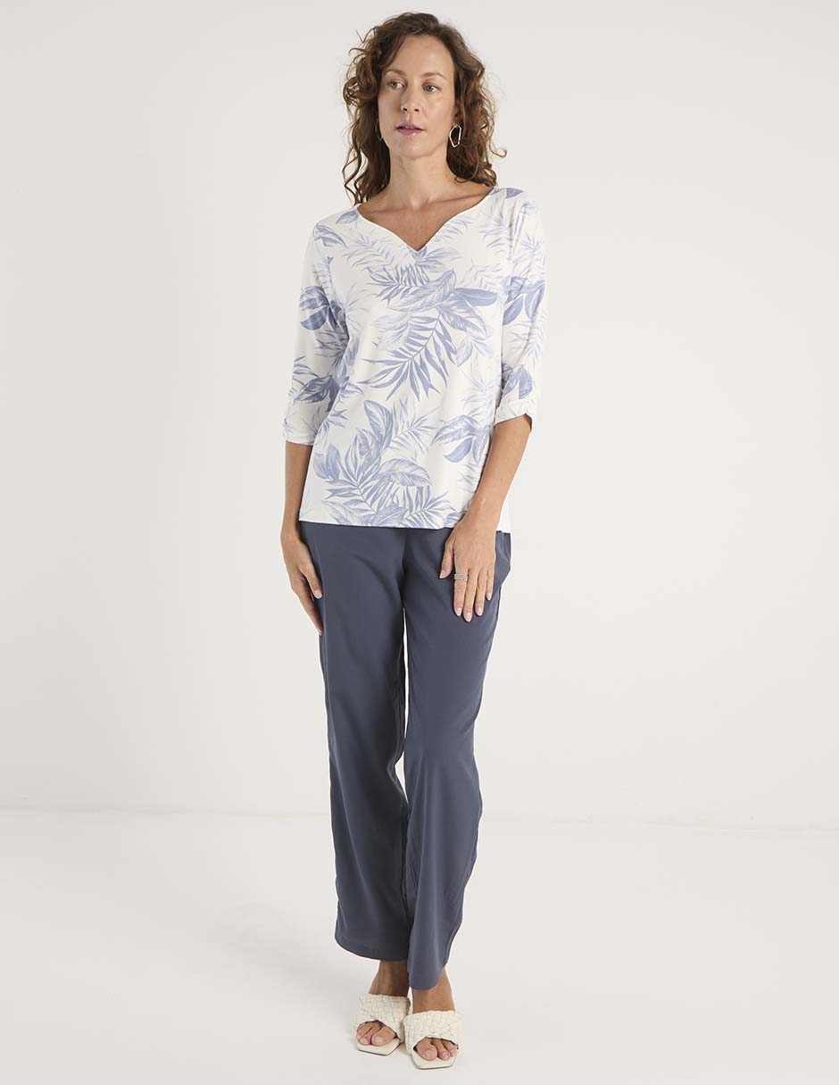 Playera manga 3/4 para mujer 3