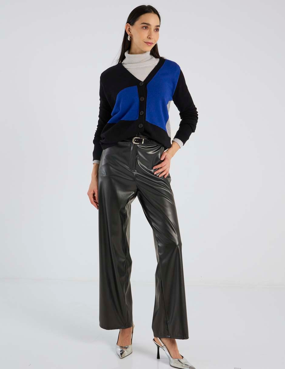 Suéter cuello V para mujer 7
