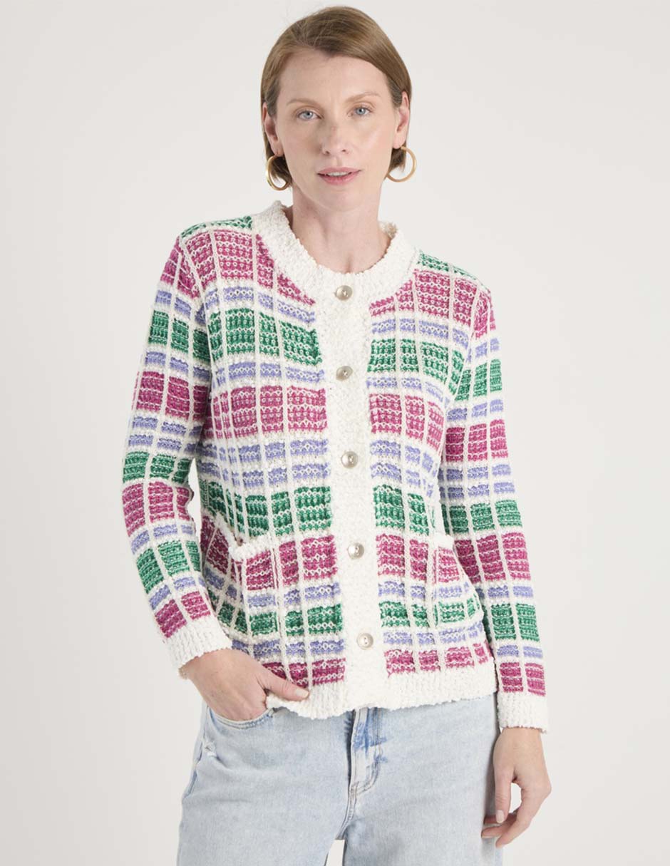 Suéter Damaia Atelier cuello redondo para mujer