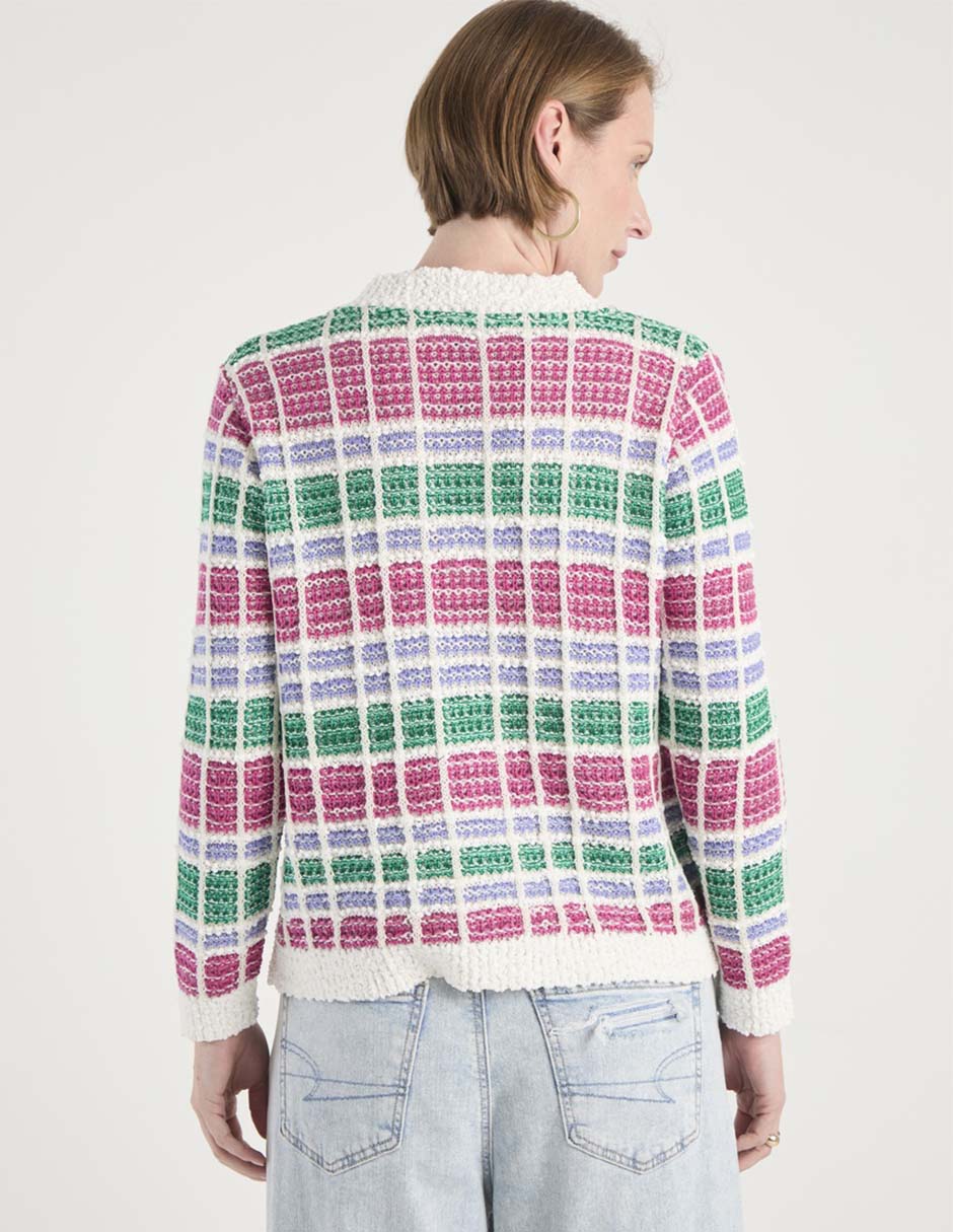 Suéter Damaia Atelier cuello redondo para mujer
