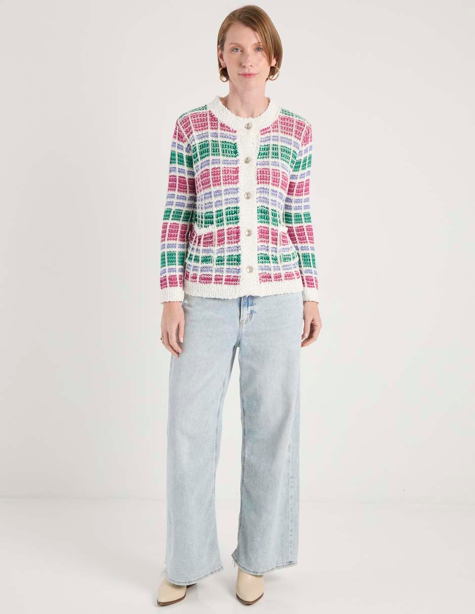 Suéter Damaia Atelier cuello redondo para mujer