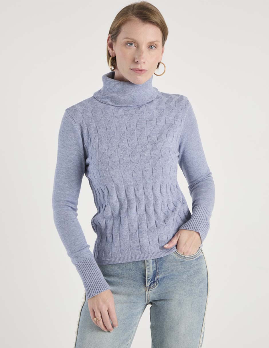 Suéter cuello tortuga para mujer 1
