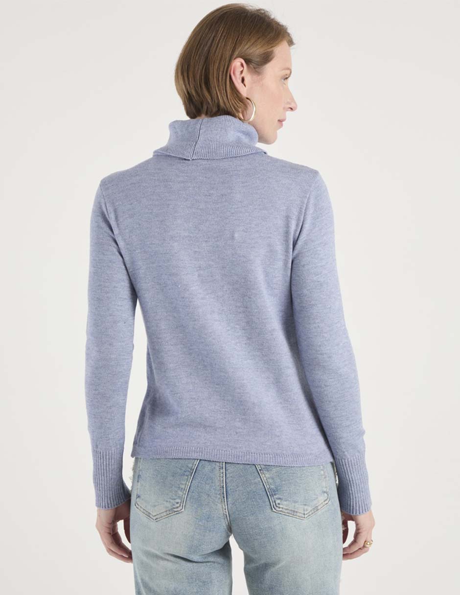 Suéter cuello tortuga para mujer 5