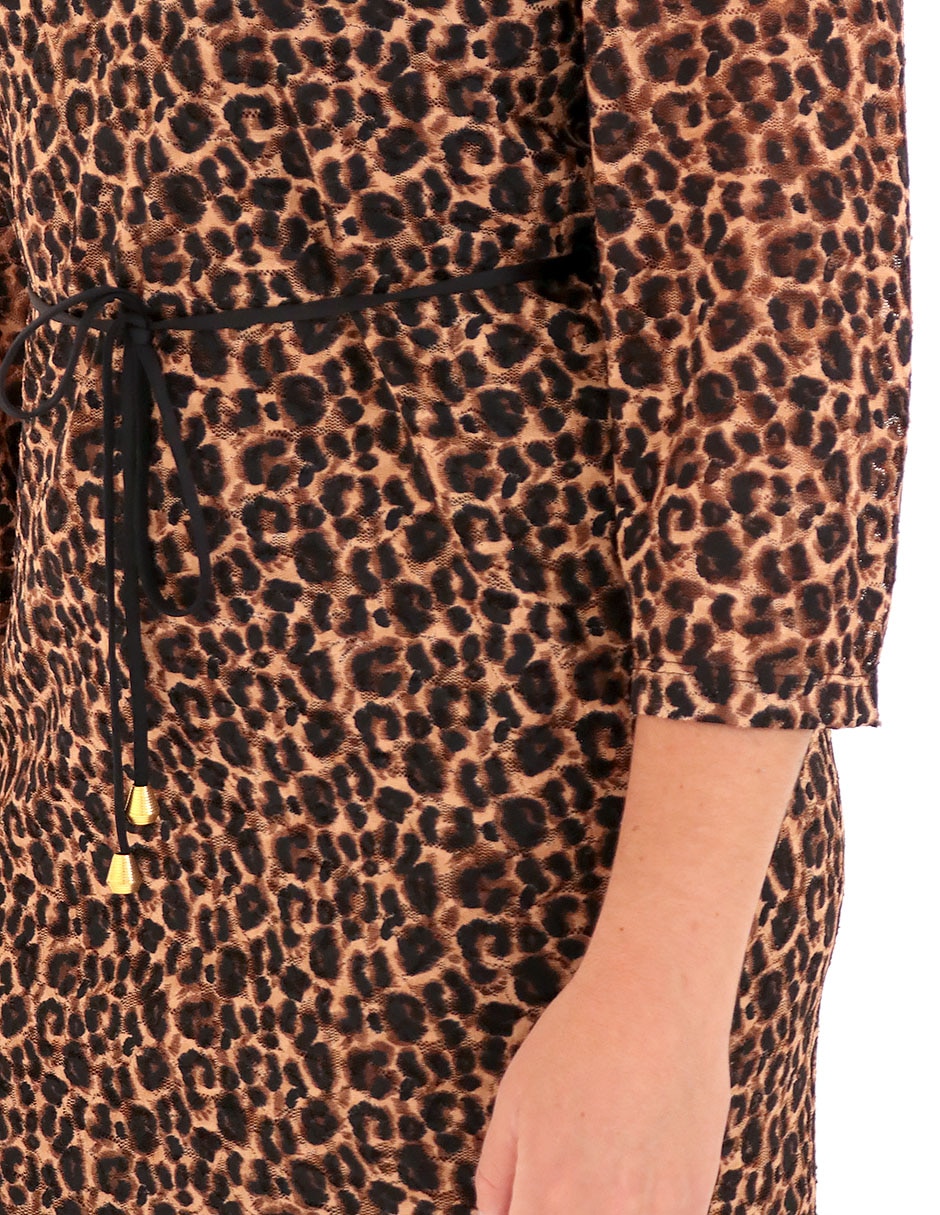 Vestido a la rodilla casual Duplan Petite para mujer