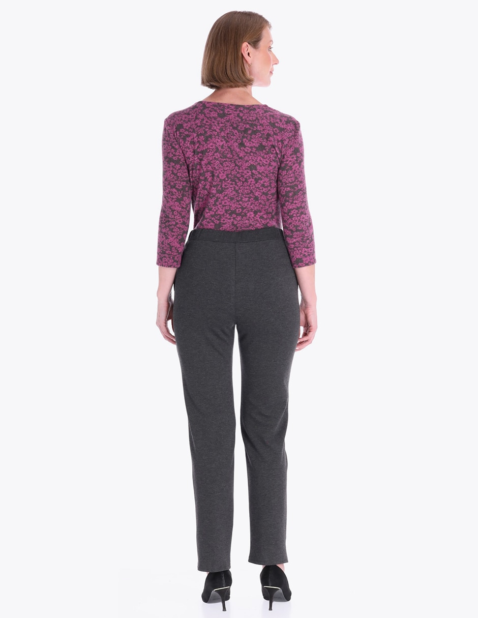Pantalón de vestir slim para mujer 4