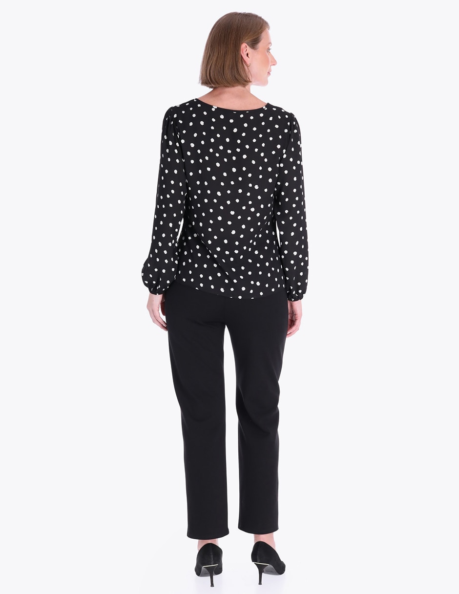 Blusa Charme manga larga para mujer