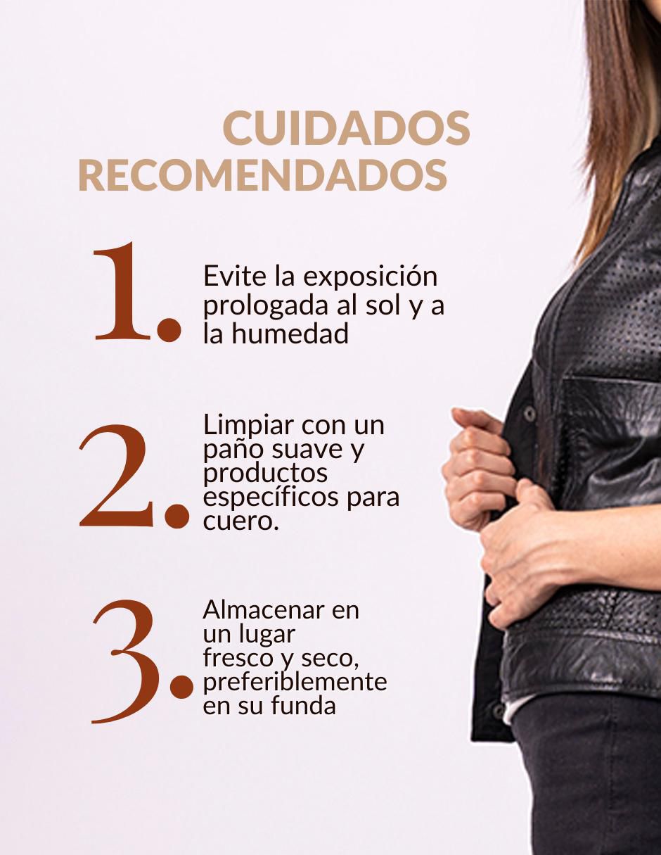 Chamarra de piel para mujer 5