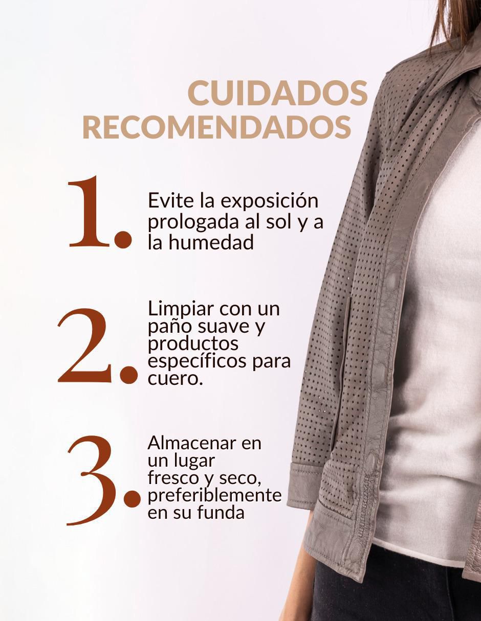 Chamarra de piel para mujer 2