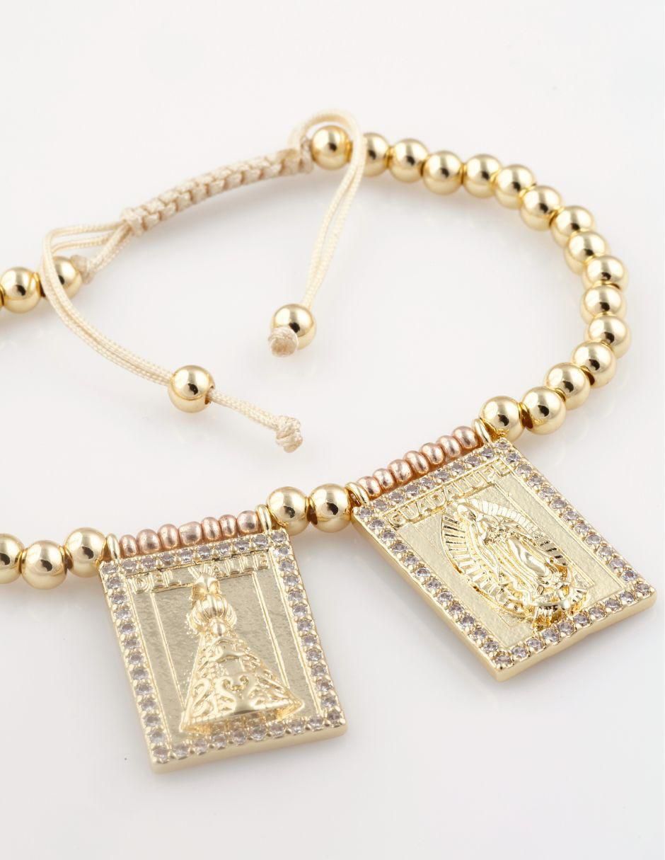 Pulsera Oravita acabado baño de oro 18 K 3