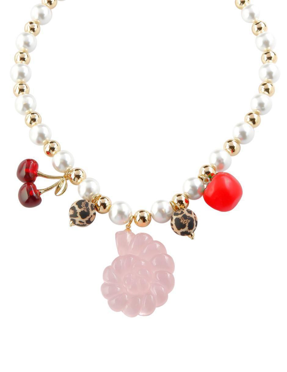 Collar de caracol Garden Pop de baño de oro 18 K Collar de caracol Garden Pop de baño de oro 18 K
