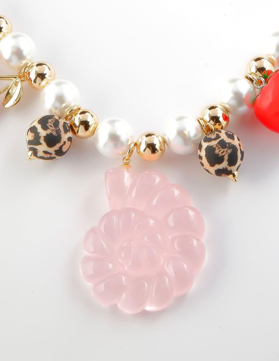 Collar caracol Garden Pop con acabado baño de oro 18 K 4