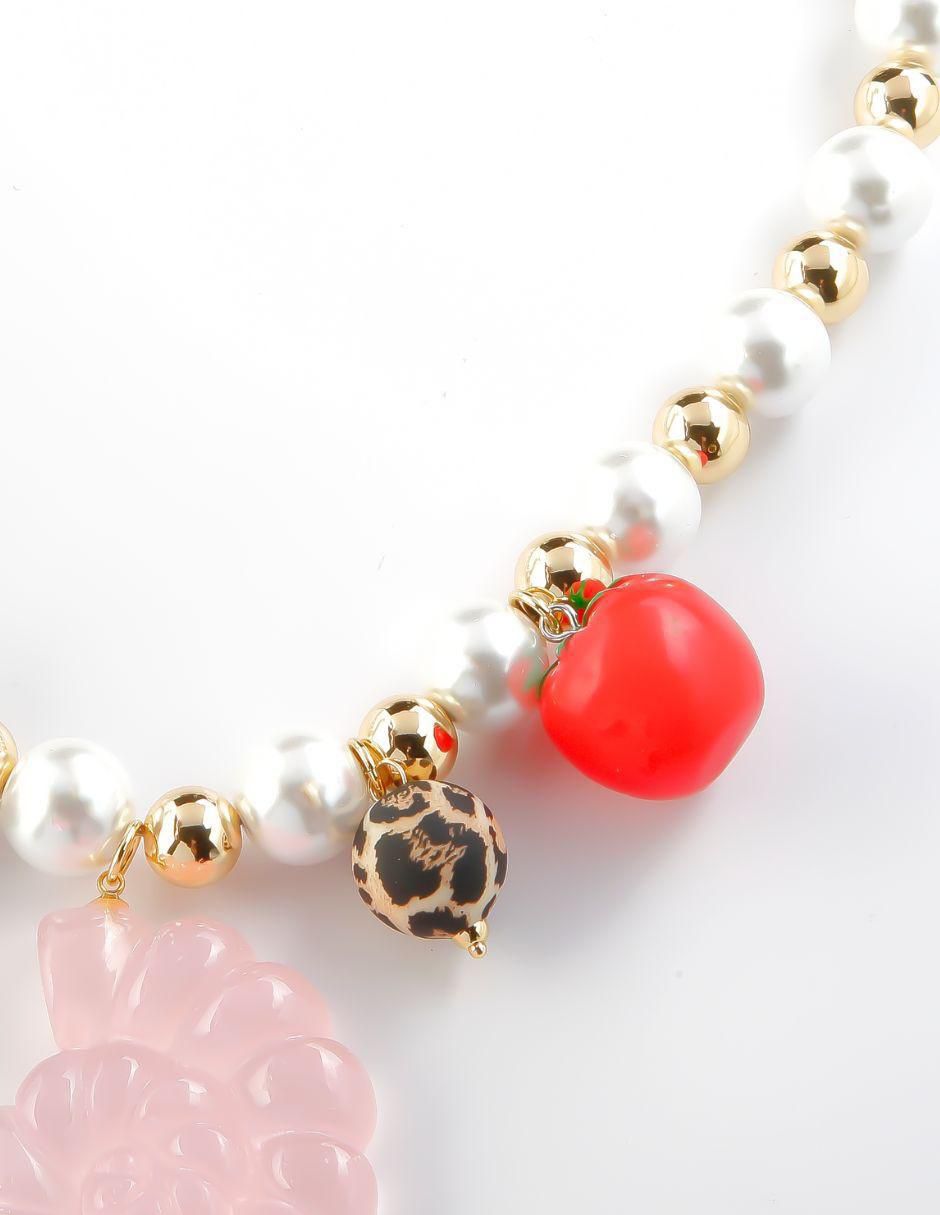 Collar caracol Garden Pop con acabado baño de oro 18 K 6