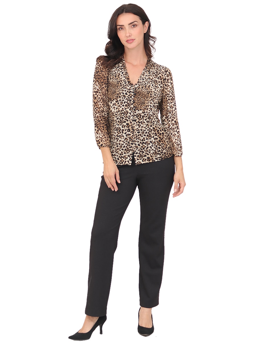 Blusa Duplan manga larga para mujer