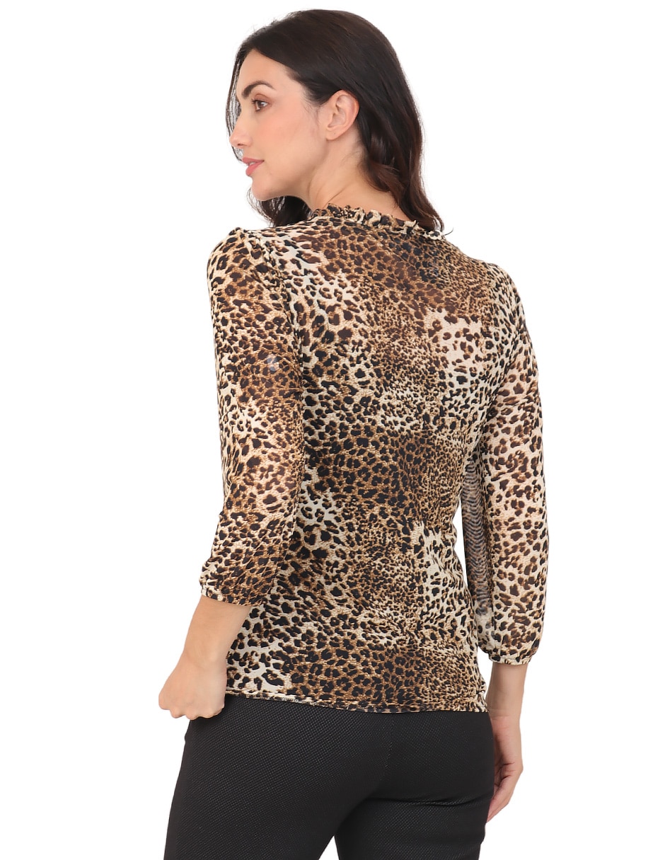 Blusa Duplan manga larga para mujer