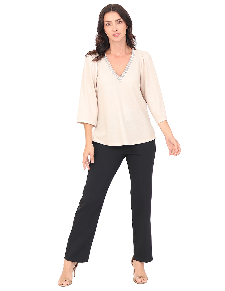 Blusa Duplan manga 3/4 para mujer