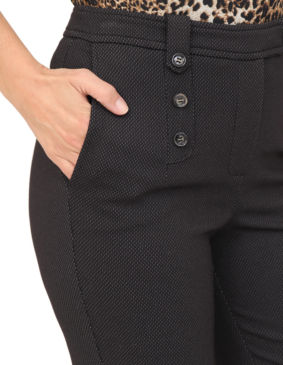 Pantalón de vestir slim para mujer 4
