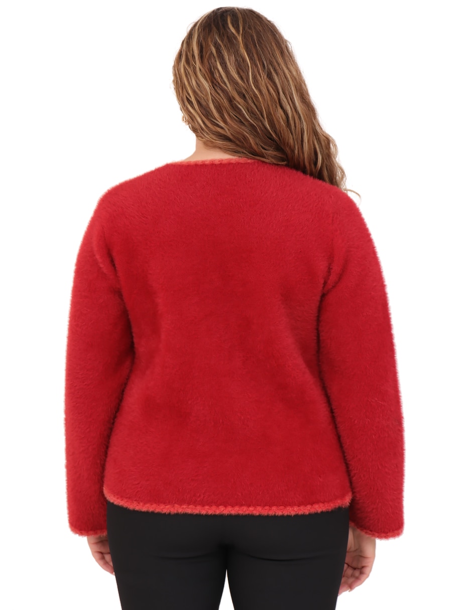 Suéter cuello redondo para mujer 10